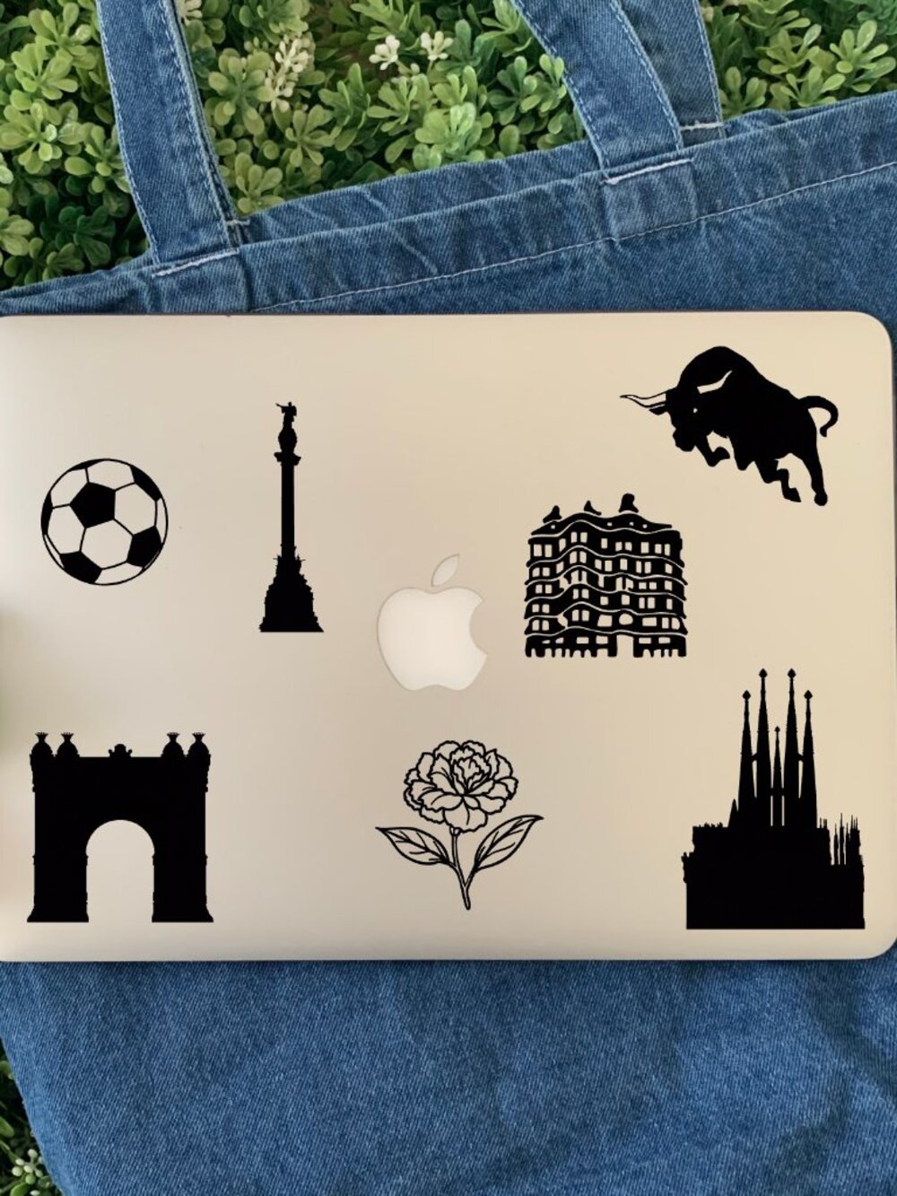Barcelona, Spain - pack of 7 stickers